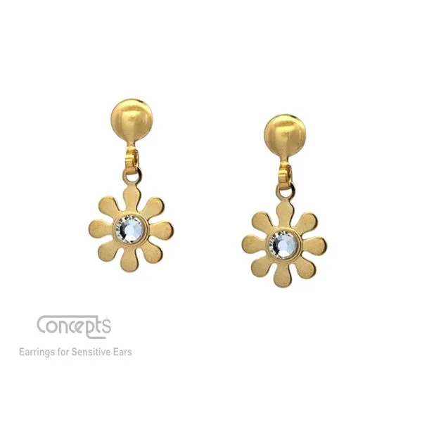 Hypoallergenic Flower Earrings Mark Jewellers La Crosse, WI