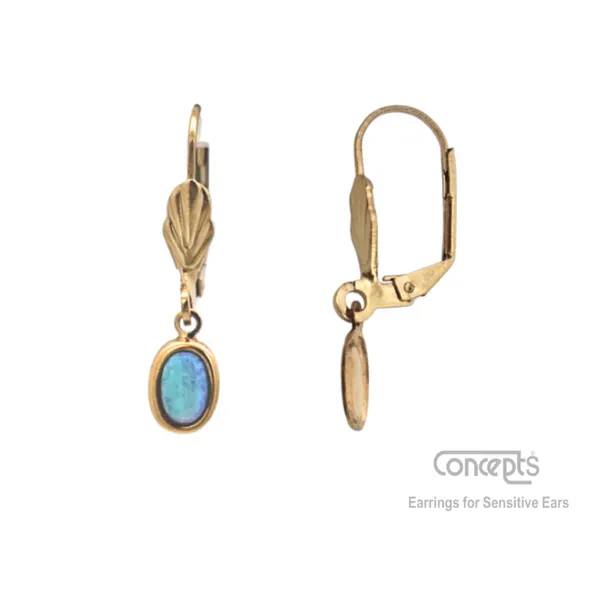 Hypoallergenic Simulated Opal Earrings Mark Jewellers La Crosse, WI