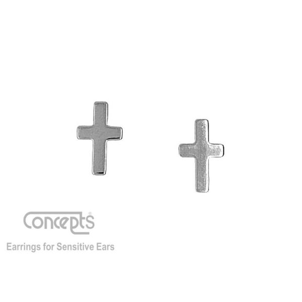 Hypoallergenic Cross Earrings Mark Jewellers La Crosse, WI
