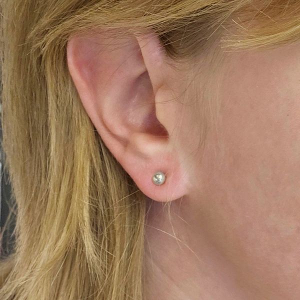 Hypoallergenic Ball Stud Earrings Image 2 Mark Jewellers La Crosse, WI