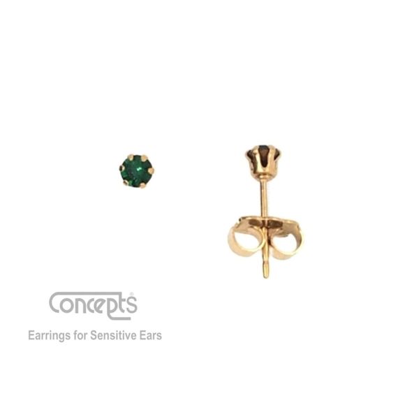 Hypoallergenic May Birthstone Earrings Mark Jewellers La Crosse, WI