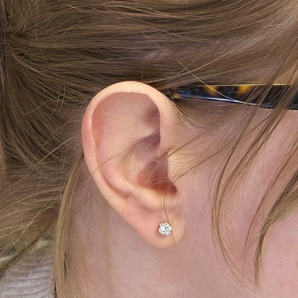 Hypoallergenic CZ Earrings Image 2 Mark Jewellers La Crosse, WI