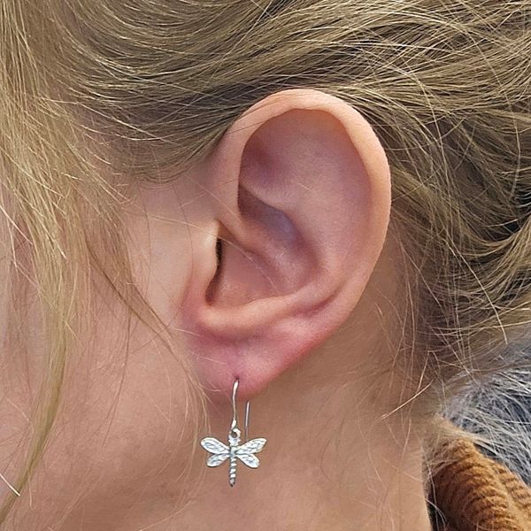 Hypoallergenic Dragonfly Earrings Image 2 Mark Jewellers La Crosse, WI