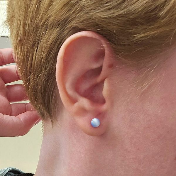 Hypoallergenic Ball Stud Earrings Image 2 Mark Jewellers La Crosse, WI