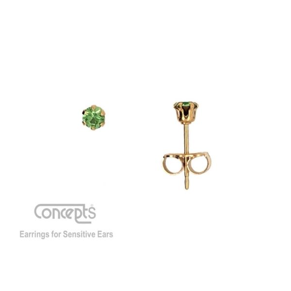Hypoallergenic August Birthstone Earrings Mark Jewellers La Crosse, WI
