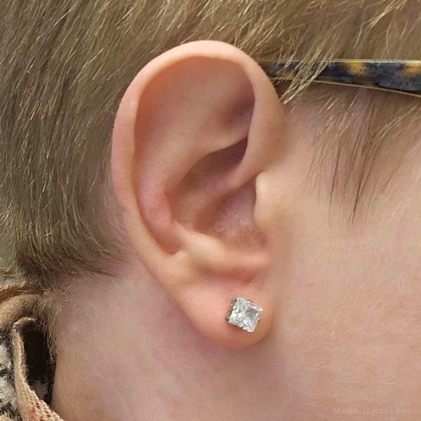 Hypoallergenic CZ Earrings Image 2 Mark Jewellers La Crosse, WI