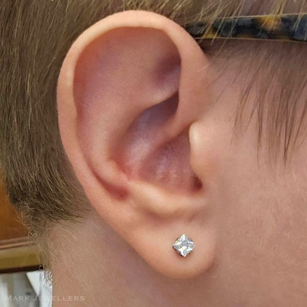 Hypoallergenic CZ Earrings Image 2 Mark Jewellers La Crosse, WI