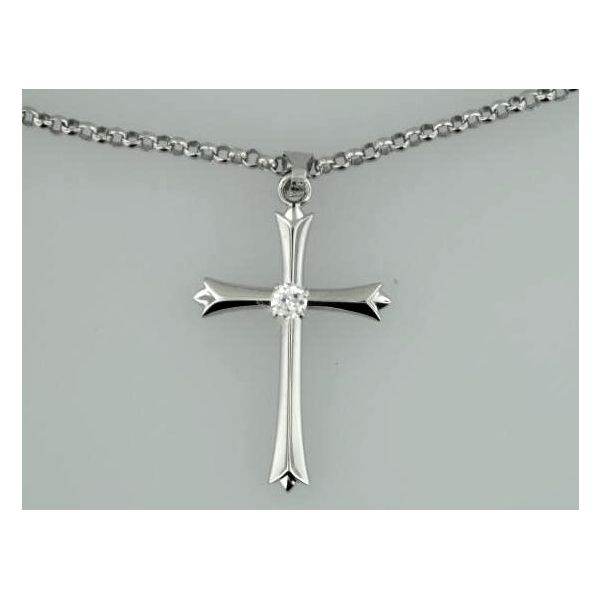 Cross Necklace Image 3 Mark Jewellers La Crosse, WI