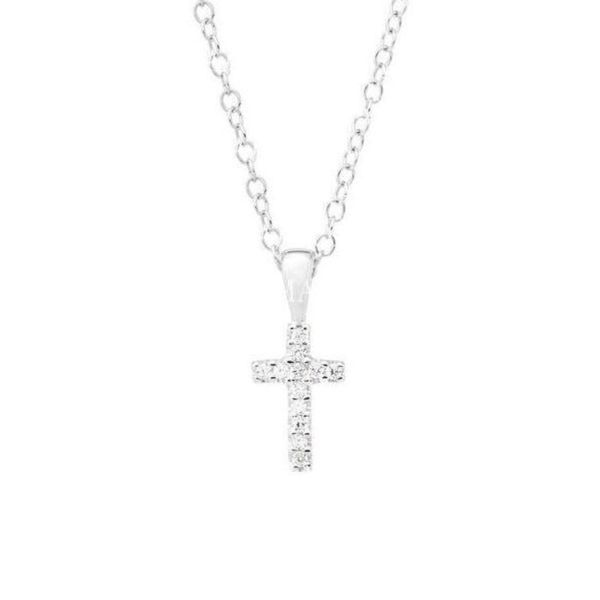 Sterling CZ Cross Pendant Mark Jewellers La Crosse, WI