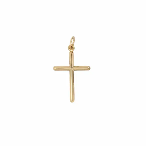 Yellow Gold Cross Pendant Mark Jewellers La Crosse, WI