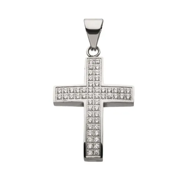 Stainless Steel Cross Pendant Mark Jewellers La Crosse, WI