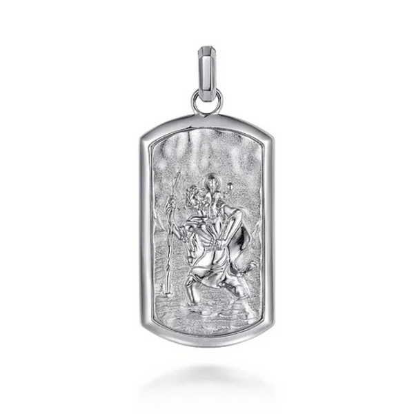 Sterling St. Christopher Pendant Mark Jewellers La Crosse, WI
