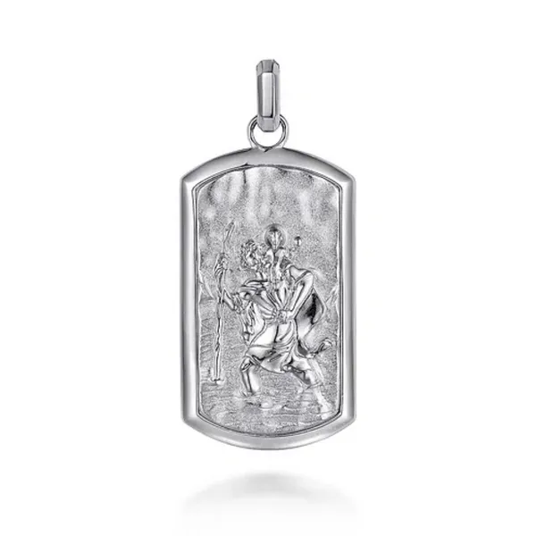 Sterling St. Christopher Pendant Mark Jewellers La Crosse, WI