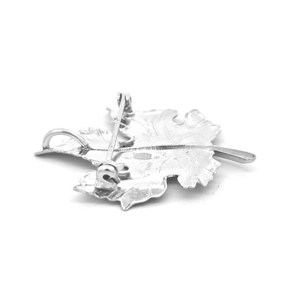 Sterling Maple Leaf Pin & Pendant Image 2 Mark Jewellers La Crosse, WI