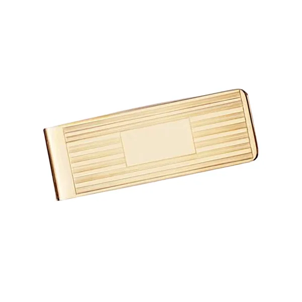 Gold Tone Hinged Money Clip Mark Jewellers La Crosse, WI
