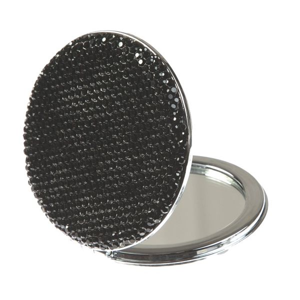 Black Rhinestone Compact Mirror Mark Jewellers La Crosse, WI