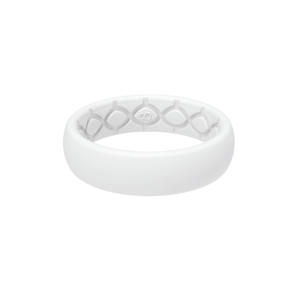 Groove Silicone White Band Mark Jewellers La Crosse, WI