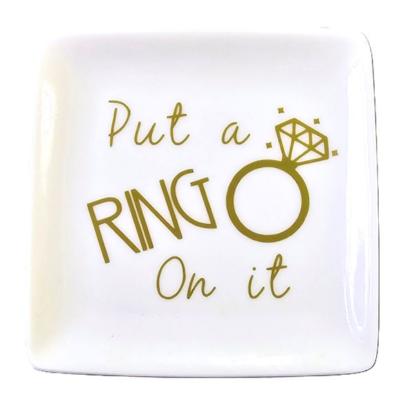 Square Ring Holder Dish Mark Jewellers La Crosse, WI