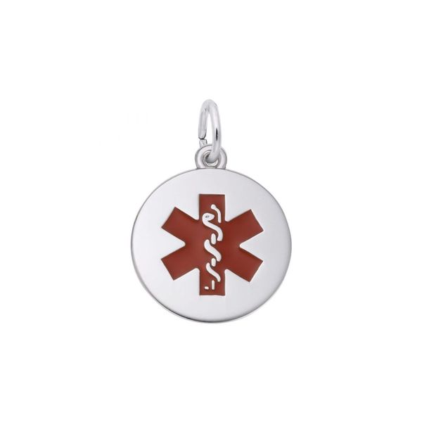 Sterling Medical Alert Charm Mark Jewellers La Crosse, WI