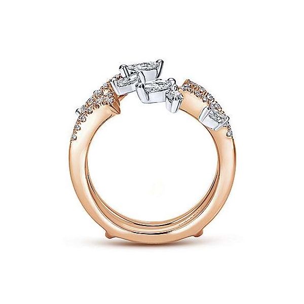 White & Rose Gold Diamond Drop-In Image 2 Mark Jewellers La Crosse, WI
