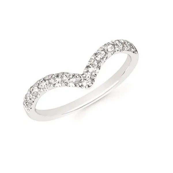 White Gold Diamond Chevron Band Mark Jewellers La Crosse, WI