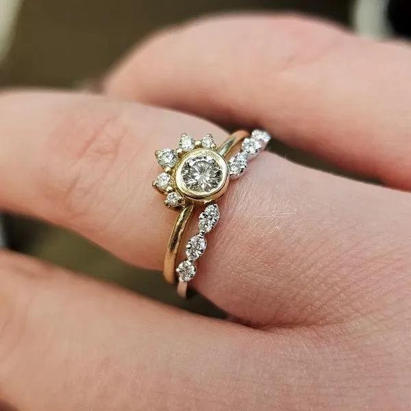 White Gold Diamond Wrap Ring Image 3 Mark Jewellers La Crosse, WI