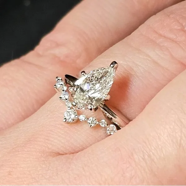 White Gold Diamond Wrap Image 2 Mark Jewellers La Crosse, WI