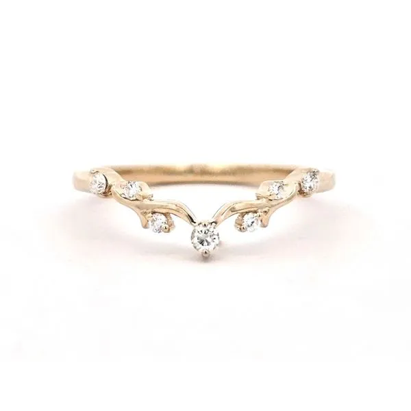 Yellow Gold Diamond Chevron Band Mark Jewellers La Crosse, WI