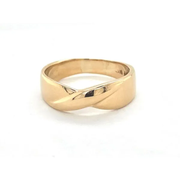 Estate Yellow Gold Twist Gold Band Mark Jewellers La Crosse, WI