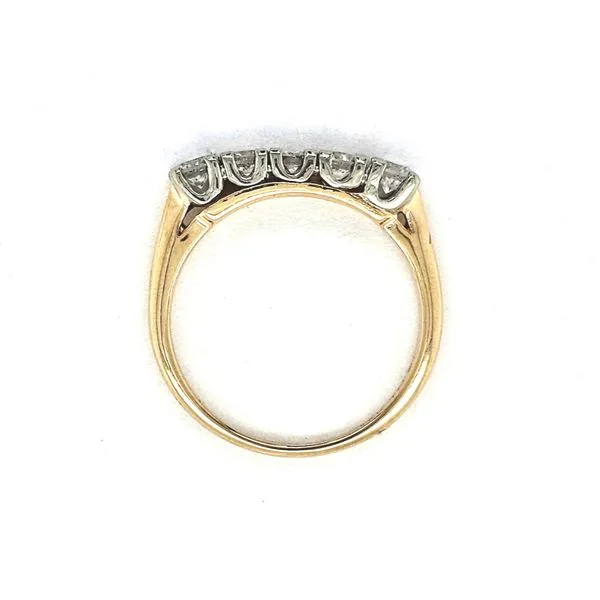 Estate Two Tone Gold Diamond Ring Image 2 Mark Jewellers La Crosse, WI