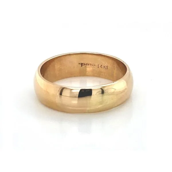 Estate Yellow Gold Domed Band Mark Jewellers La Crosse, WI