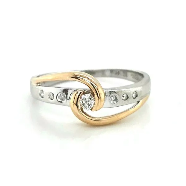 Estate Two Tone Gold Diamond Ring Mark Jewellers La Crosse, WI