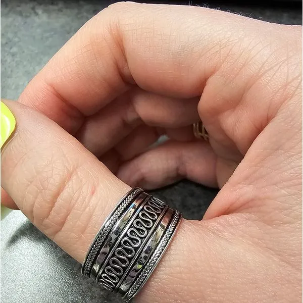 Estate Sterling Oxidized Ring Image 2 Mark Jewellers La Crosse, WI