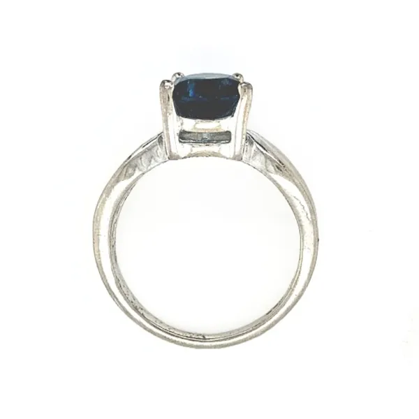 Estate Sterling Blue Stone Ring Image 2 Mark Jewellers La Crosse, WI