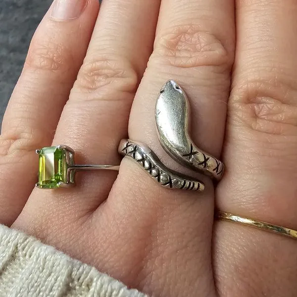 Estate Sterling Snake Ring Image 2 Mark Jewellers La Crosse, WI
