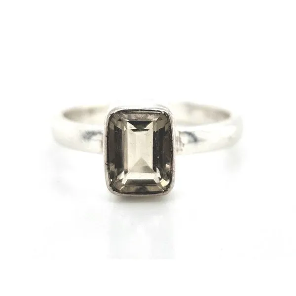 Estate Sterling Green Stone Ring Mark Jewellers La Crosse, WI