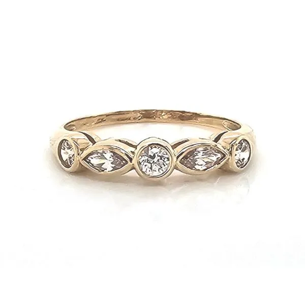 Estate Yellow Gold CZ Ring Mark Jewellers La Crosse, WI