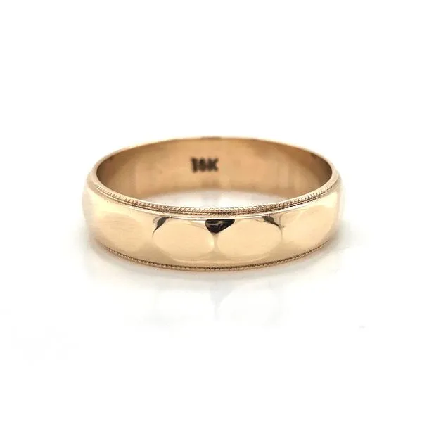 Estate Yellow Gold Milgrain Edge Ring Mark Jewellers La Crosse, WI