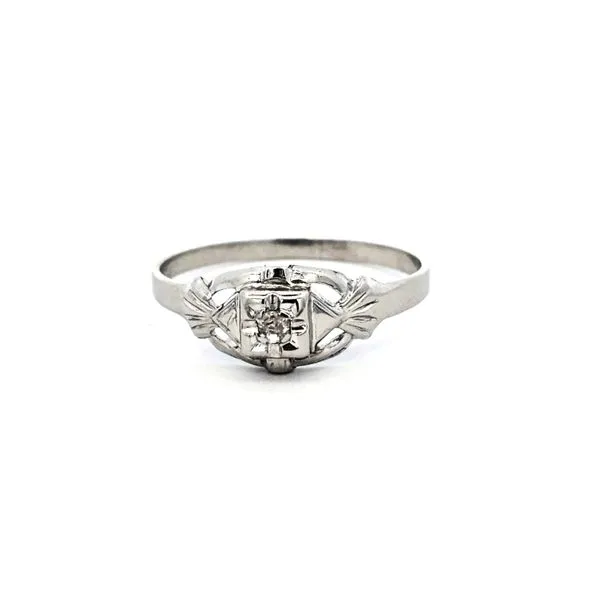 Estate White Gold Diamond Ring Mark Jewellers La Crosse, WI