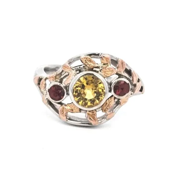 Estate Rose & White Gold Gemstone Ring Mark Jewellers La Crosse, WI
