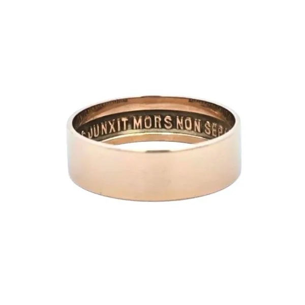 Estate Yellow Gold Freemason Band Mark Jewellers La Crosse, WI