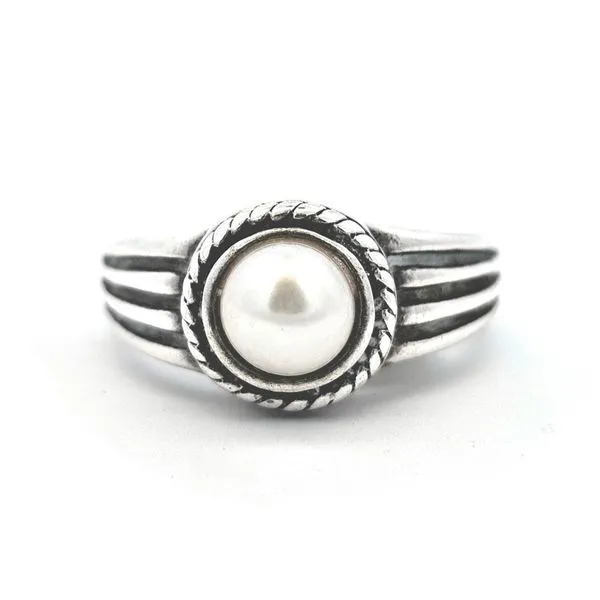 Estate Sterling Pearl Bead Center Ring Mark Jewellers La Crosse, WI