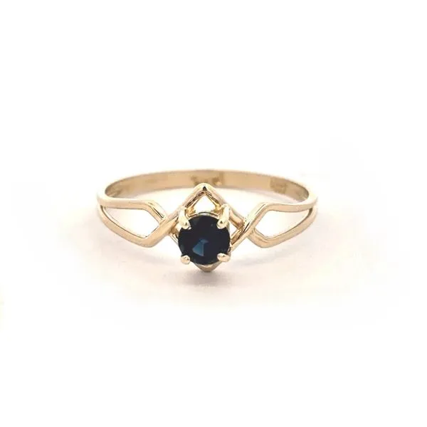 Estate Yellow Gold Blue Stone Ring Mark Jewellers La Crosse, WI