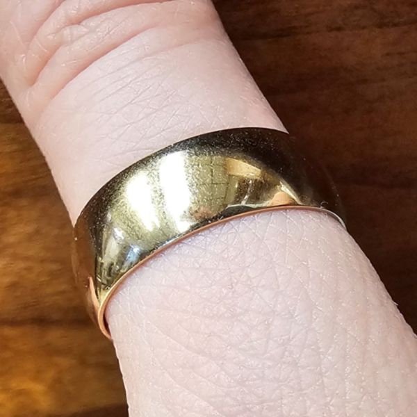 Estate Yellow Gold Band Image 2 Mark Jewellers La Crosse, WI