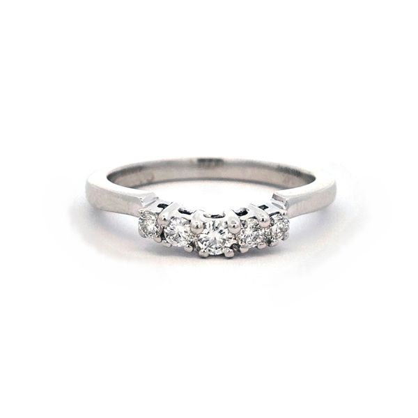 Estate White Gold Diamond Band Mark Jewellers La Crosse, WI