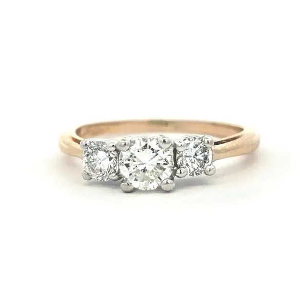 Estate Two Tone Gold Trilogy Diamond Ring Mark Jewellers La Crosse, WI