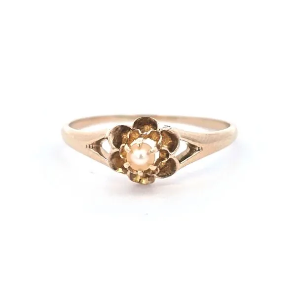Estate Yellow Gold Pearl Ring Mark Jewellers La Crosse, WI