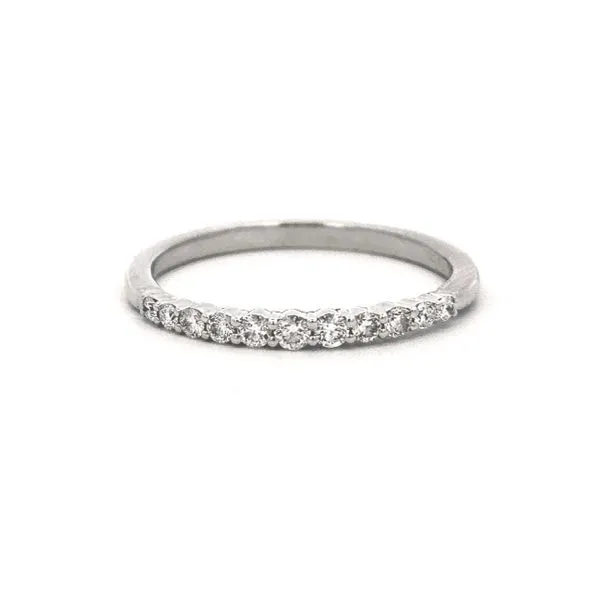 Estate White Gold Diamond Band Mark Jewellers La Crosse, WI