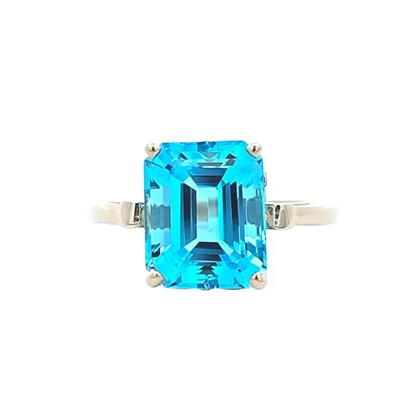 Estate Yellow Gold Blue Stone Ring Mark Jewellers La Crosse, WI