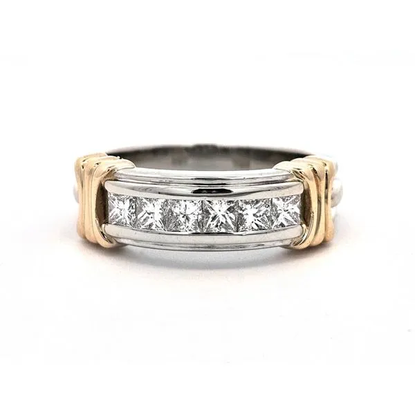 Estate Two Tone Gold Diamond Channel Band Mark Jewellers La Crosse, WI